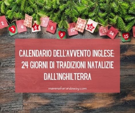 calendario avvento inglese