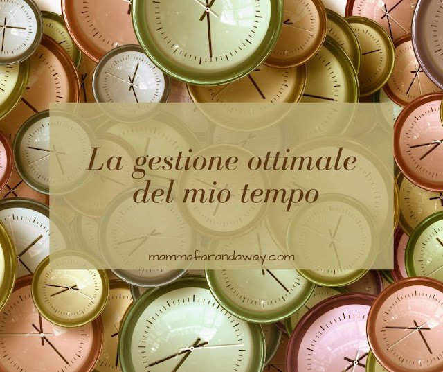 gestione del tempo per le mamme