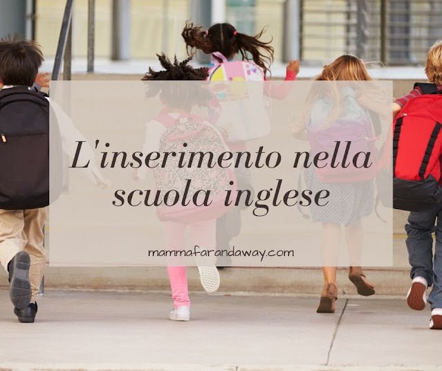 inserimento nella scuola inglese