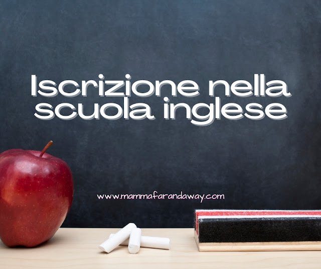 iscrizione nella scuola inglese