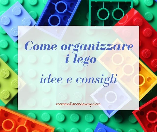 organizzare i lego