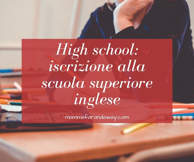 scuola superiore inglese