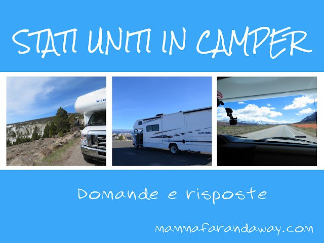 Stati Uniti in camper