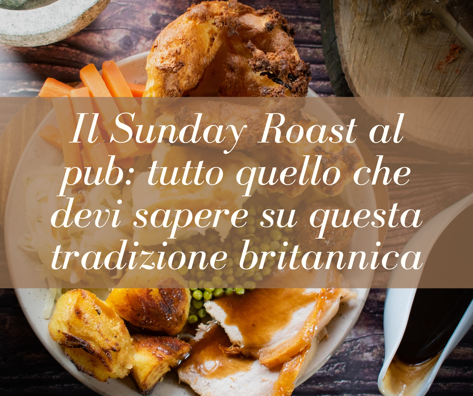tradizione inglese del sunday roast al pub