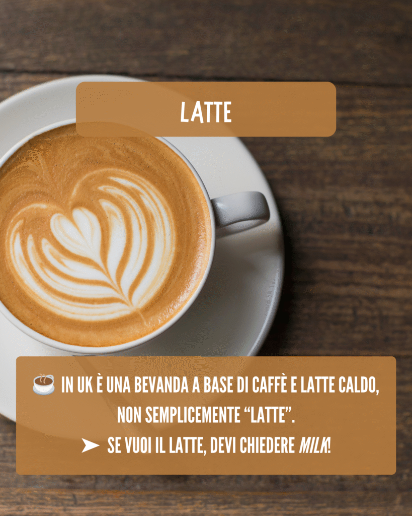 significato di latte in inglese britannico