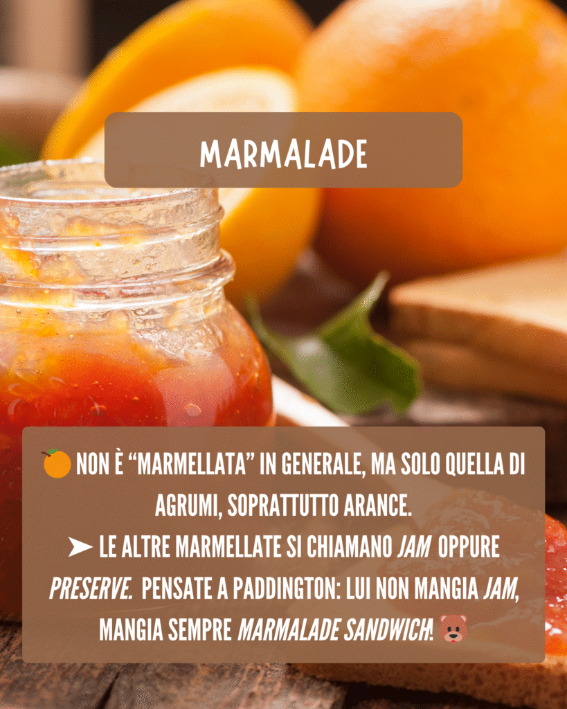 che cosa è la marmalade in inglese