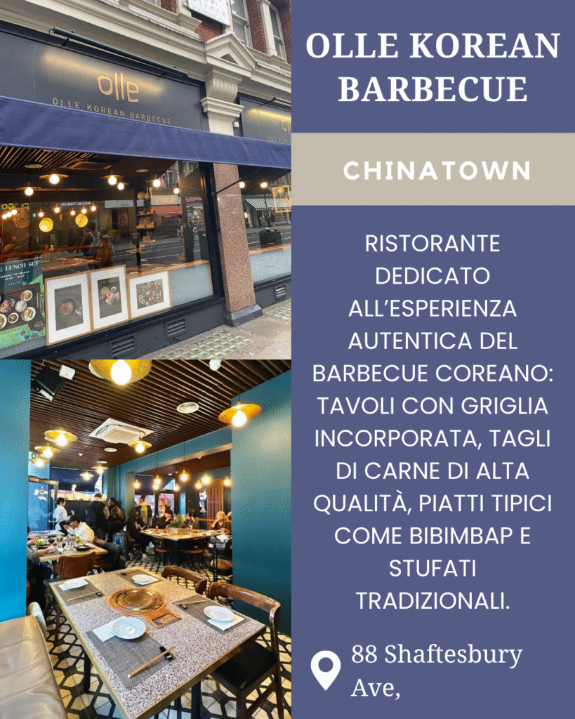 ristorante coreano a Londra