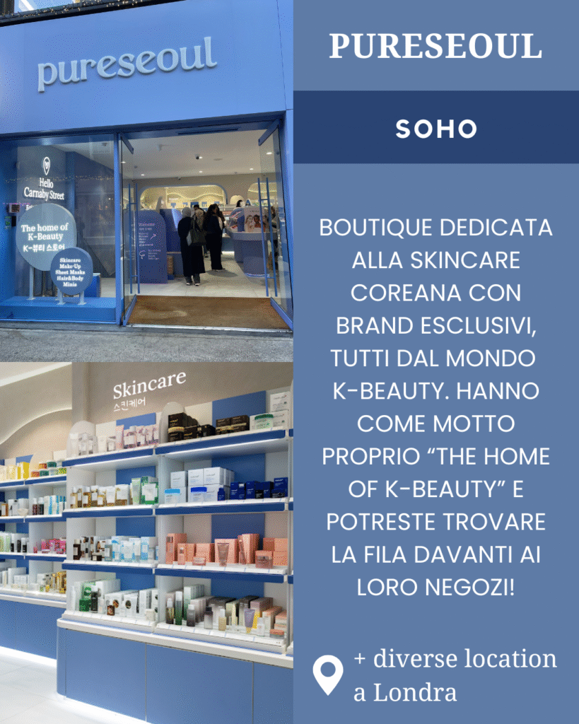negozio prodotti di bellezza coreani a Londra