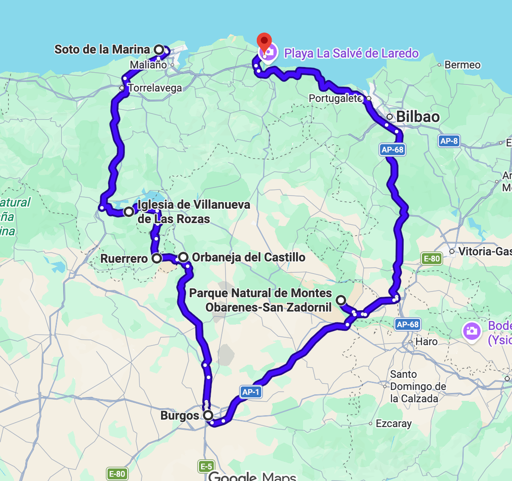 itinerario spagna del nord